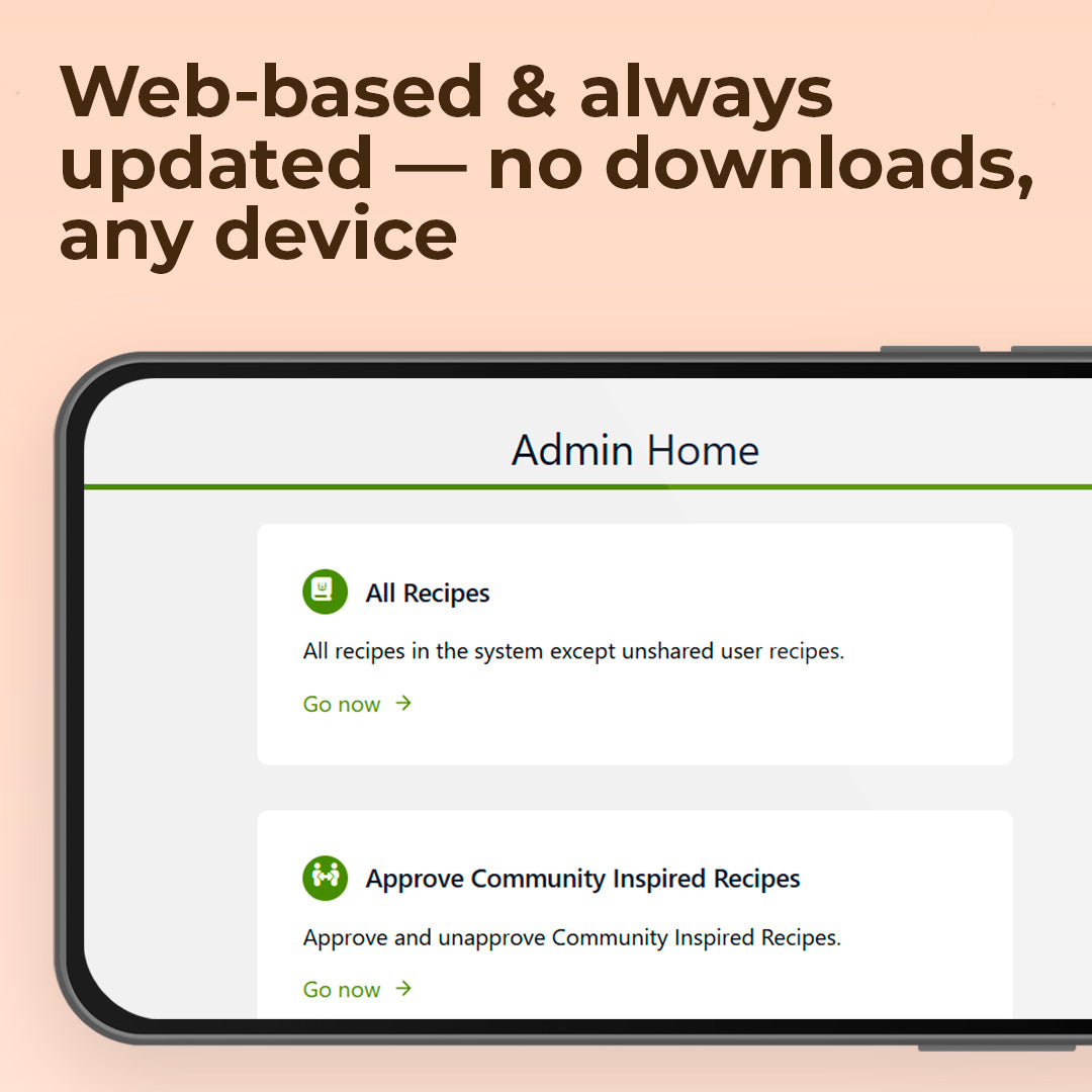 ChefPaw™ Web-Based Nutrition App