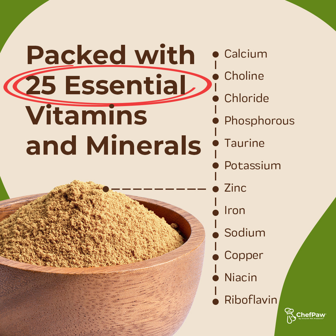 25 essental vitamin and nutrients