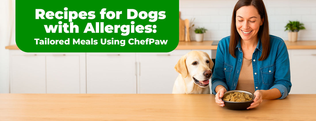 Recipes for Dogs with Allergies: Tailored Meals Using ChefPaw