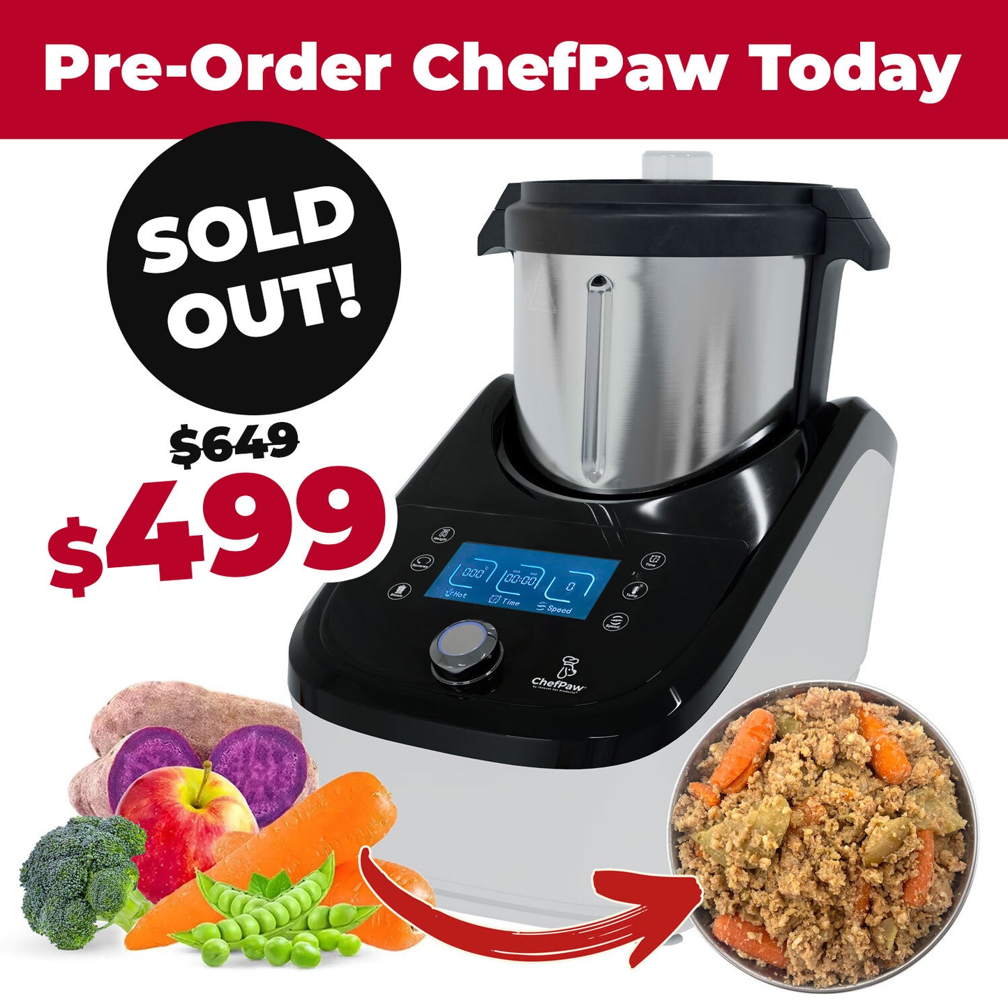 ChefPaw® Dog Food Maker