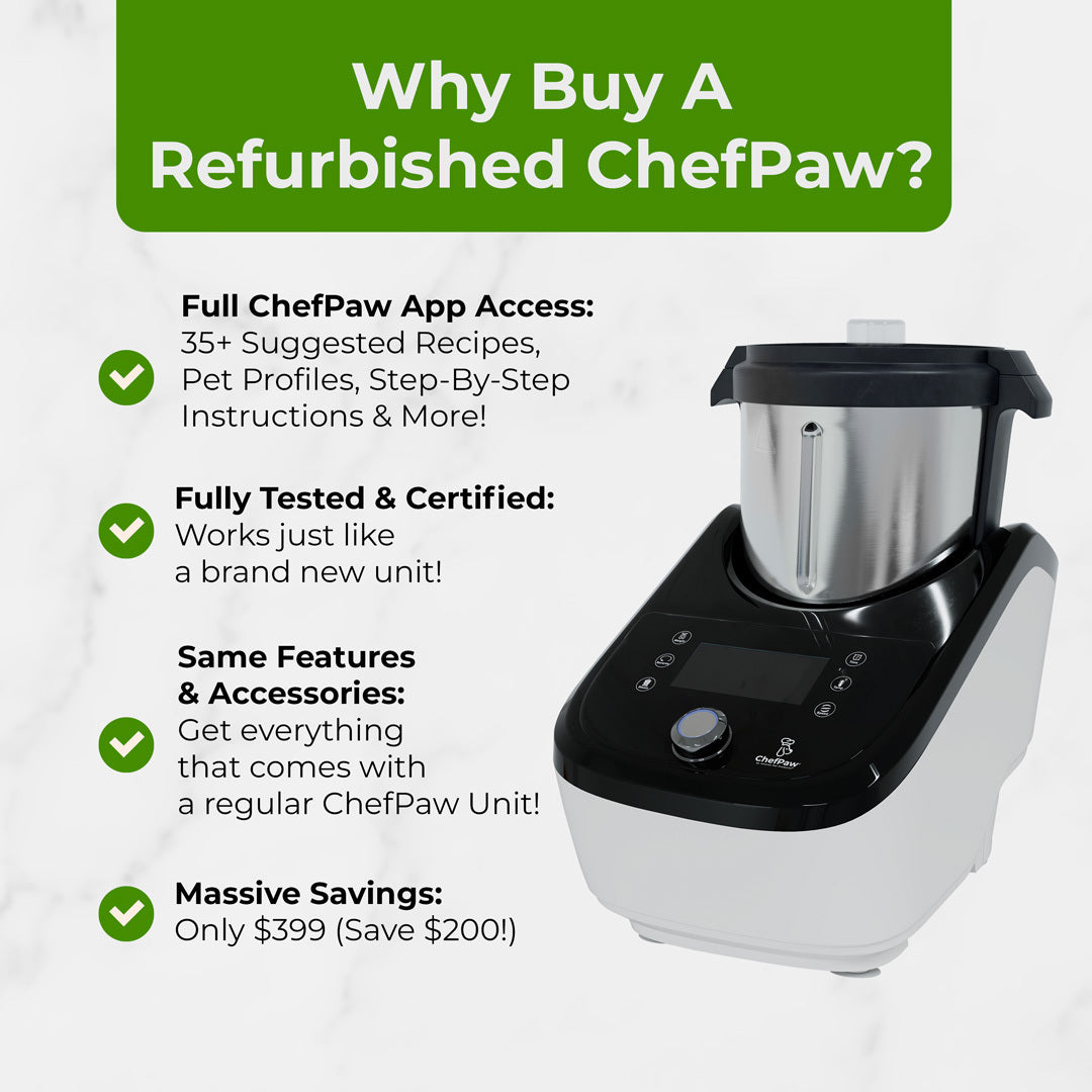 Certified Pre-Owned ChefPaw Dog Food Maker (Model C-PRO)