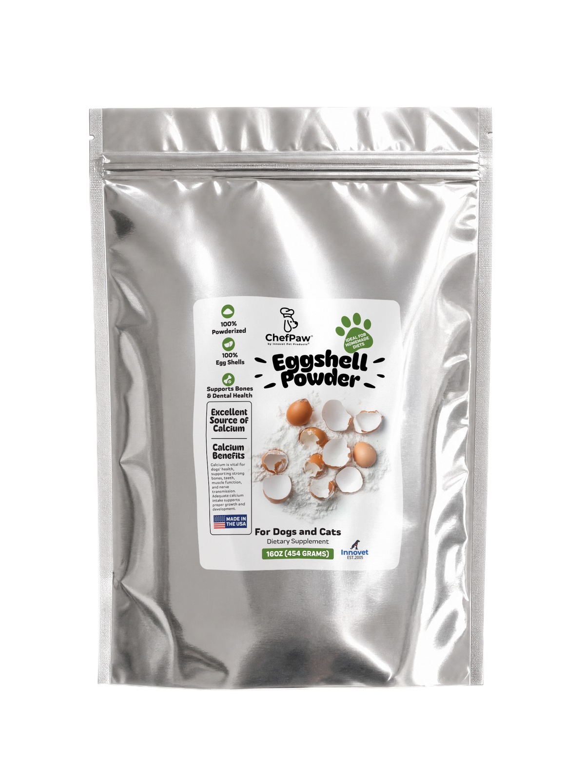 ChefPaw® Eggshell Powder for Dogs