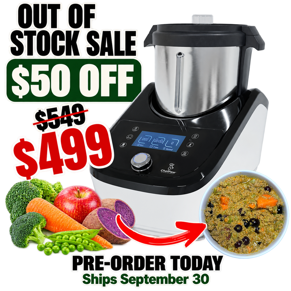 ChefPaw® Dog Food Maker